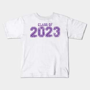 Varsity Purple Class of 2023 Kids T-Shirt